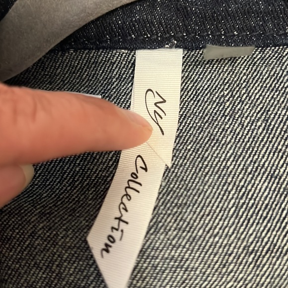 Denim jean jacket with fun embroidery! - Picture 3 of 5